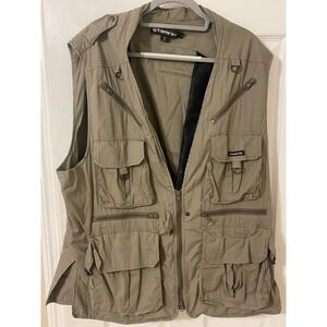 Tamrac 153 World Correspondents Vest Mens Size L Tan Camera Photo Photography